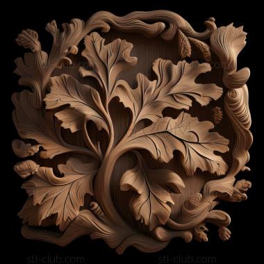 3D model st oak (STL)